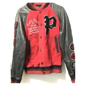 🔥Ralph Lauren leather Varsity jacket🔥